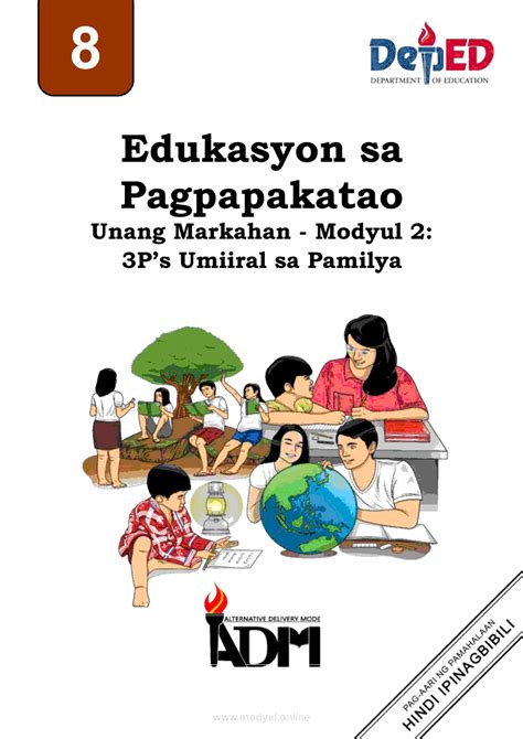 Edukasyon sa Pagpapakatao 8 Unang Markahan .